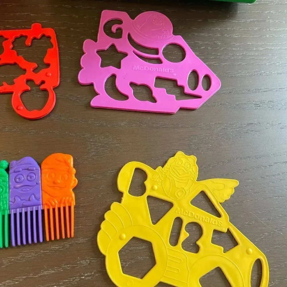 McDonald’s Bulletin Board Boxes Red and Green McDonald’s Combs Activity pieces
